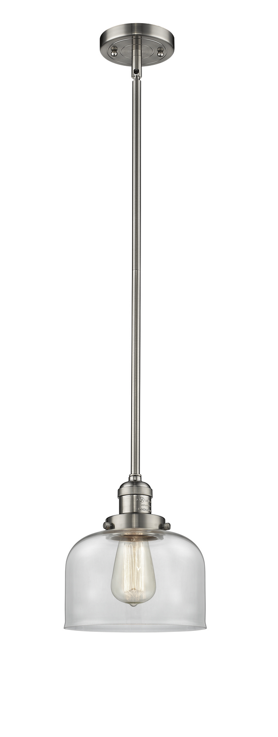 LED Mini Pendant by Innovations - Franklin Restoration Collection, Brushed Satin Nickel Finish - 201S-SN-G72-LED