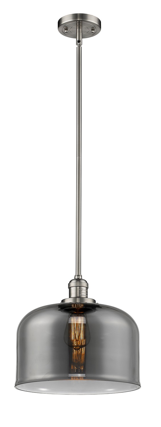 LED Mini Pendant by Innovations - Franklin Restoration Collection, Brushed Satin Nickel Finish - 201S-SN-G73-L-LED