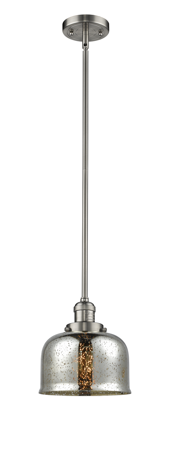 LED Mini Pendant by Innovations - Franklin Restoration Collection, Brushed Satin Nickel Finish - 201S-SN-G78-LED