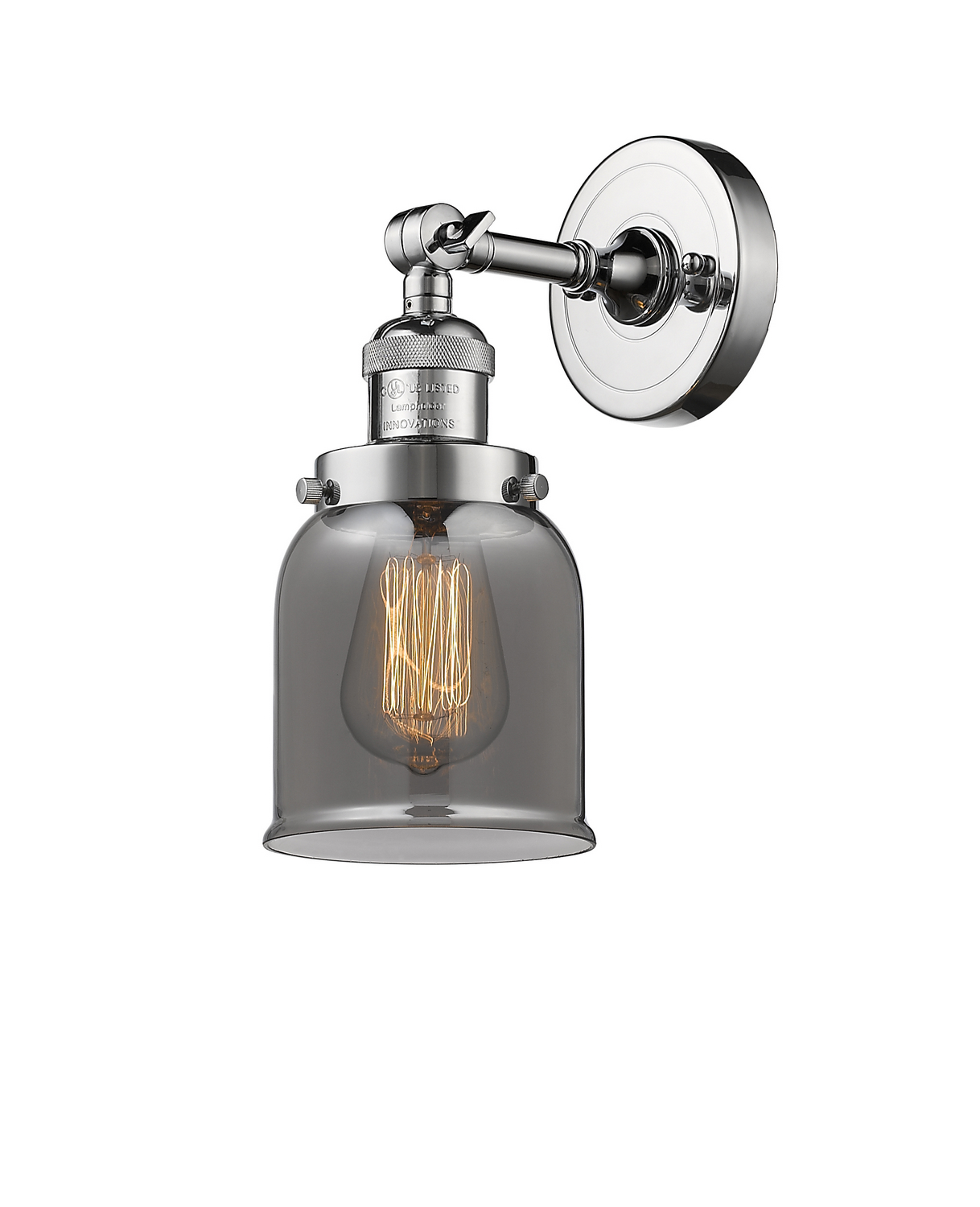 LED Wall Sconce by Innovations - Franklin Restoration Collection, Polished Chrome Finish - 203-PC-G53-LED