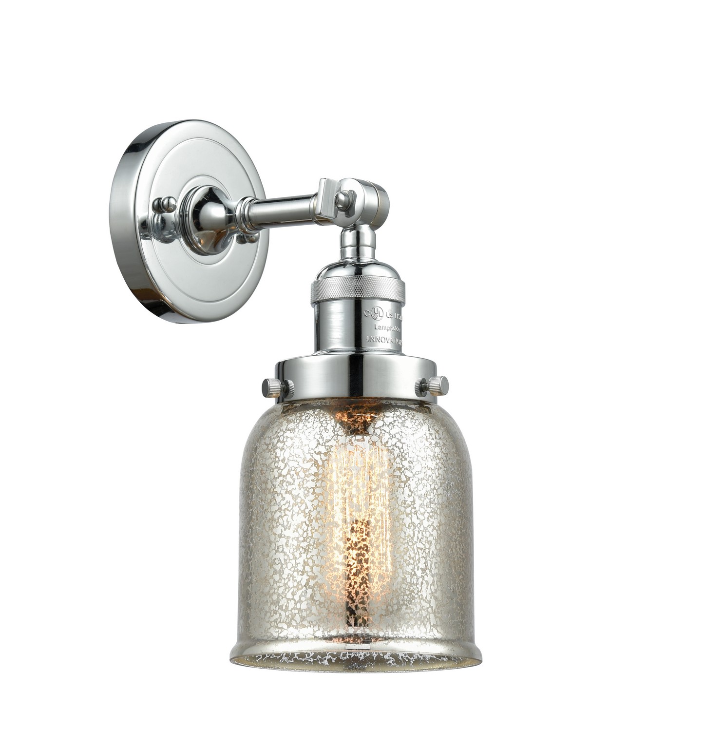 LED Wall Sconce by Innovations - Franklin Restoration Collection, Polished Chrome Finish - 203-PC-G58-LED