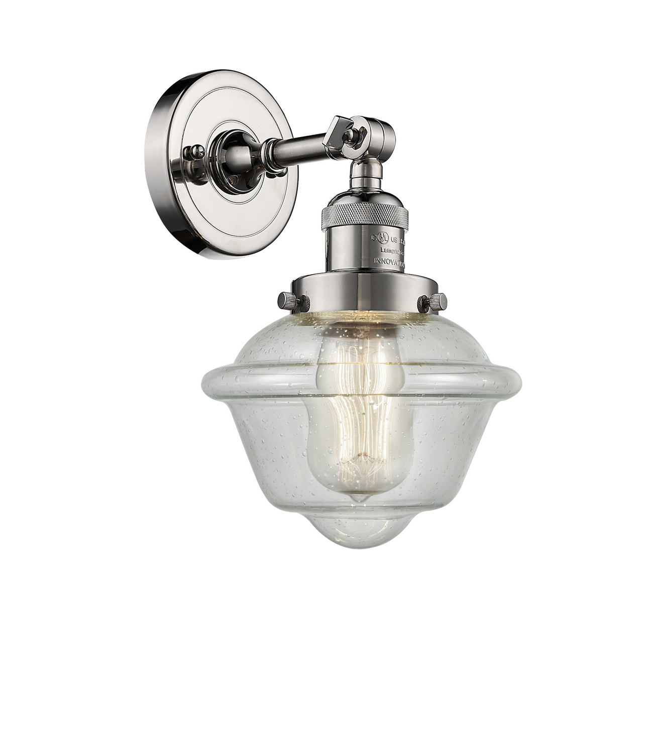 LED Wall Sconce by Innovations - Franklin Restoration Collection, Polished Nickel Finish - 203-PN-G534-LED