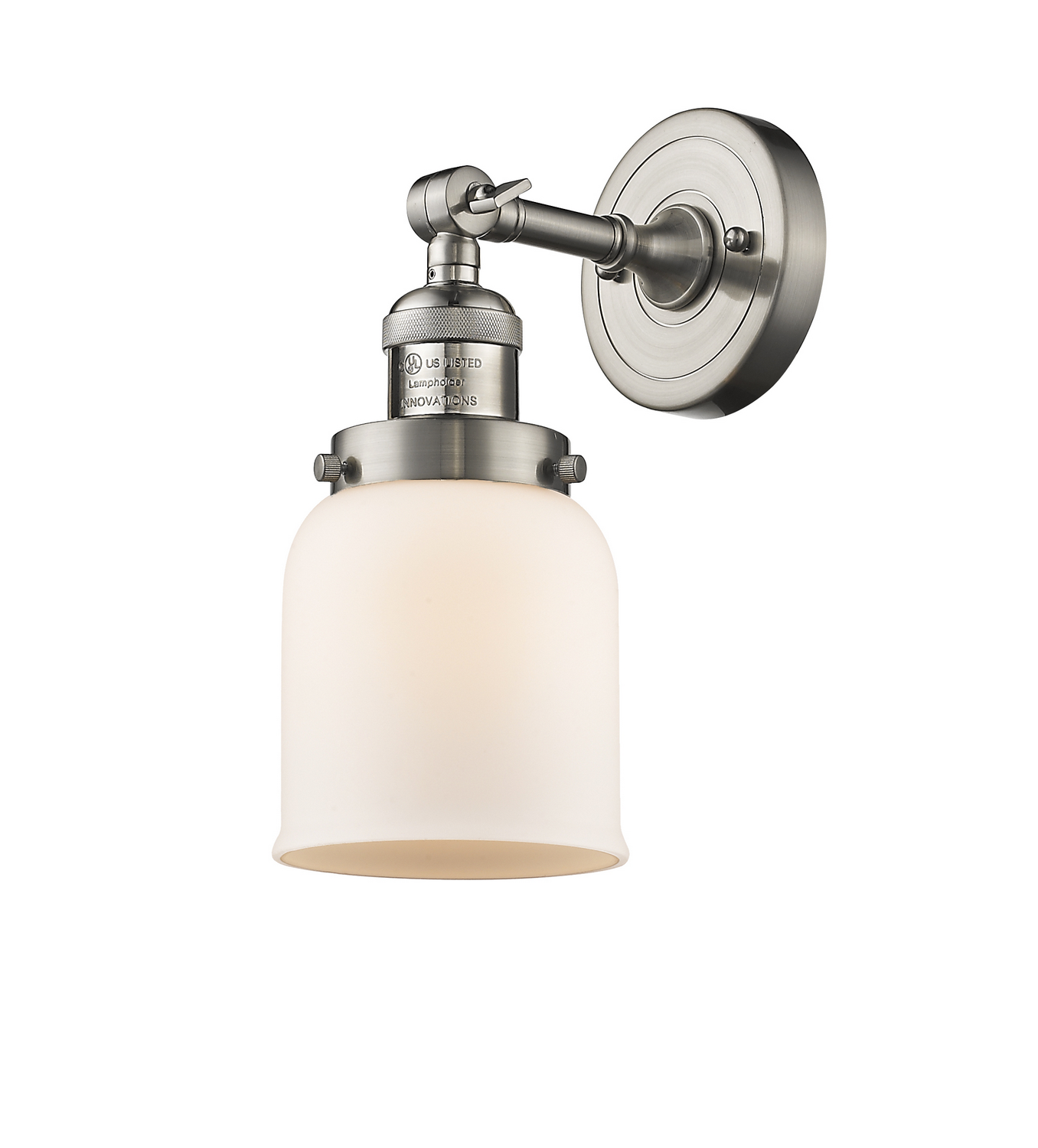 LED Wall Sconce by Innovations - Franklin Restoration Collection, Brushed Satin Nickel Finish - 203-SN-G51-LED