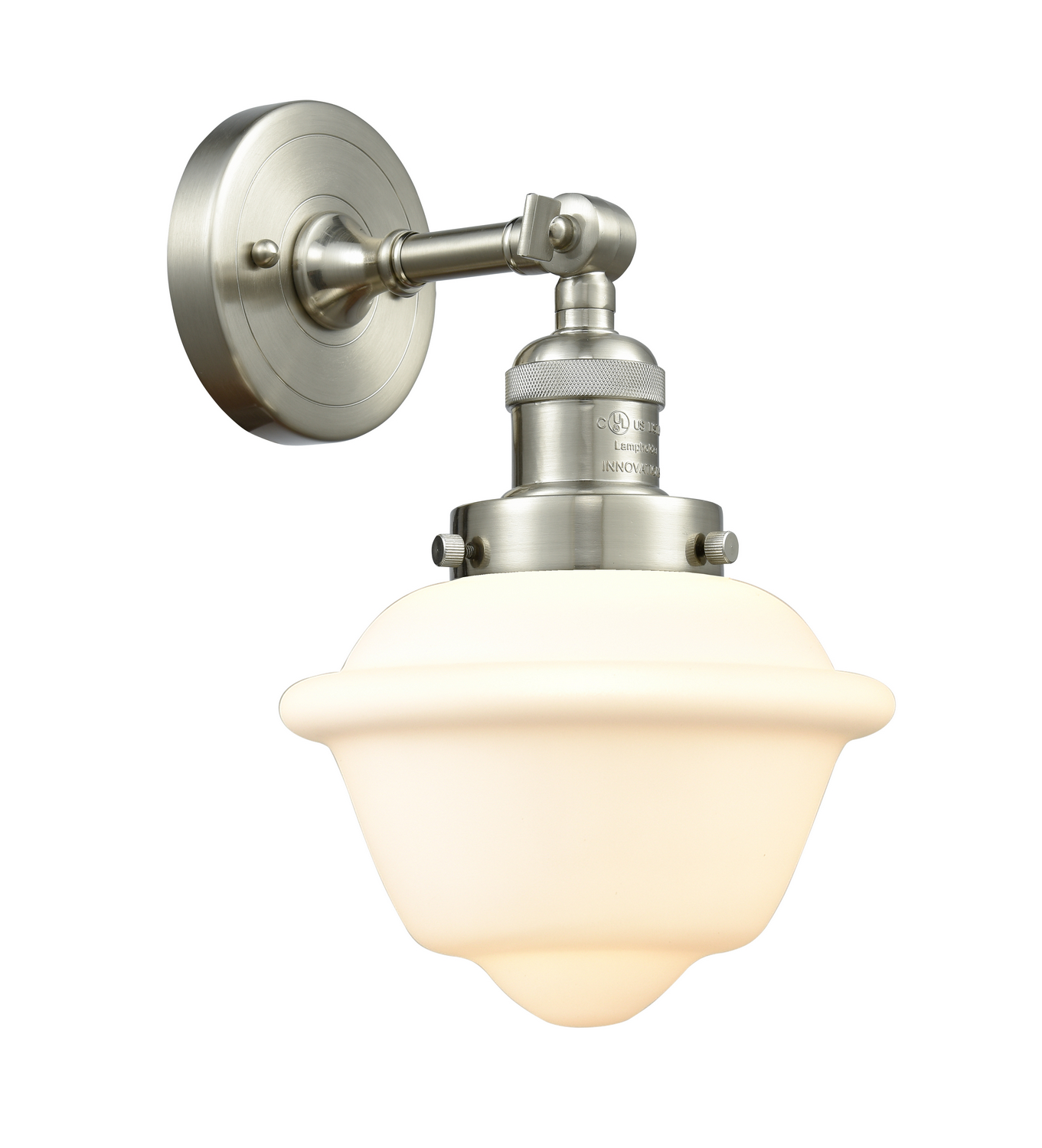 One Light Wall Sconce by Innovations - Franklin Restoration Collection, Brushed Satin Nickel Finish - 203-SN-G531