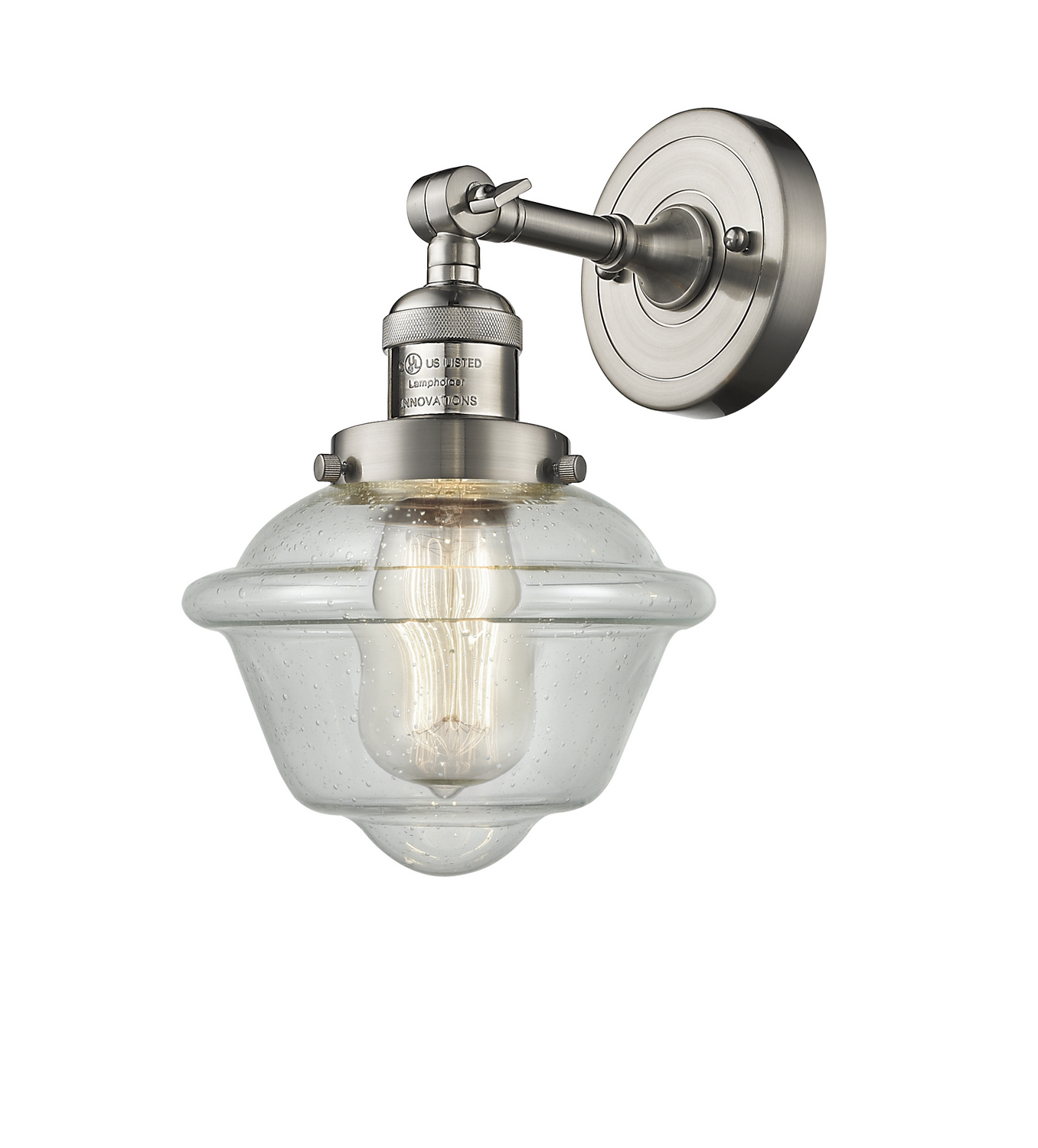 LED Wall Sconce by Innovations - Franklin Restoration Collection, Brushed Satin Nickel Finish - 203-SN-G534-LED