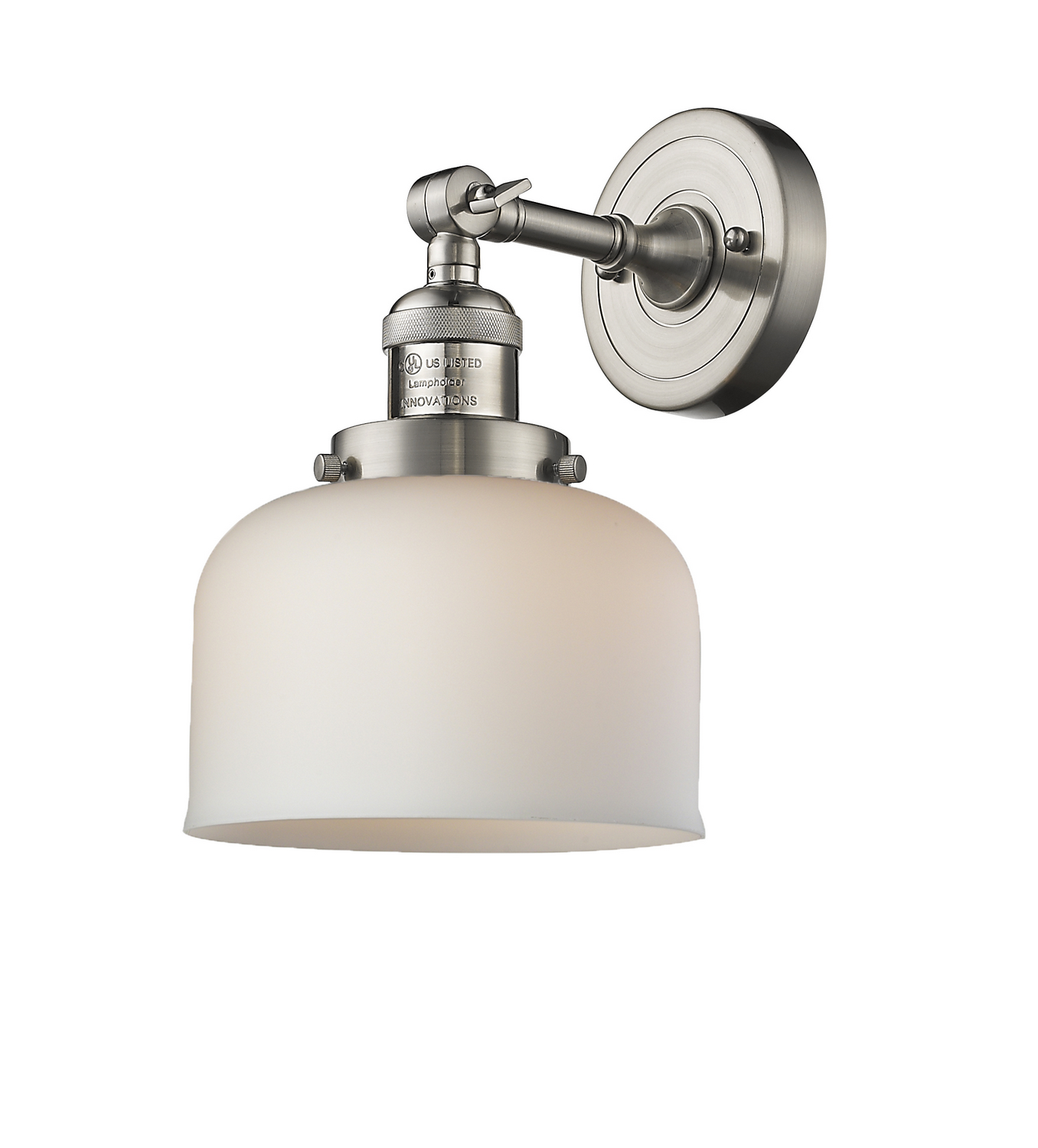 LED Wall Sconce by Innovations - Franklin Restoration Collection, Brushed Satin Nickel Finish - 203-SN-G71-LED