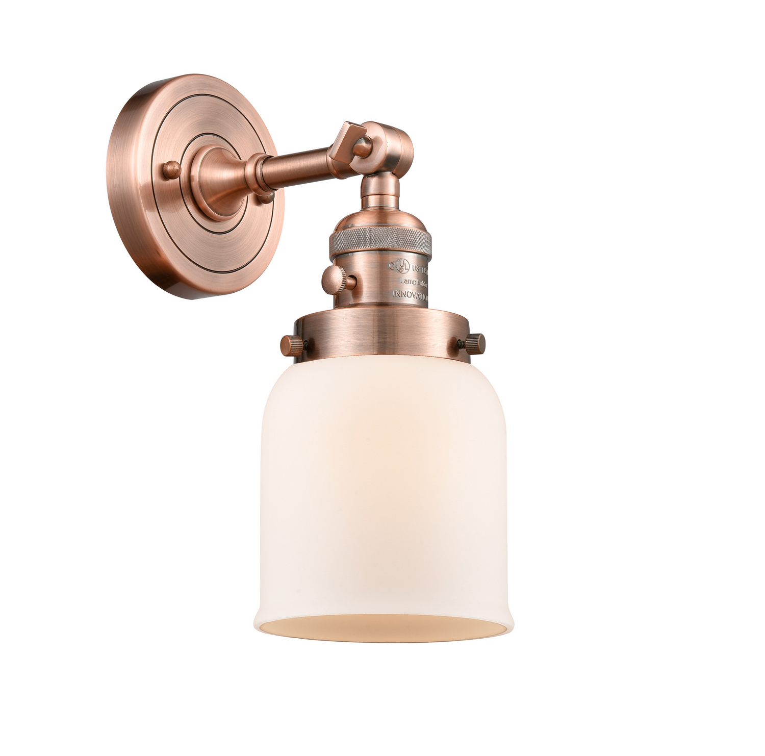 One Light Wall Sconce by Innovations - Franklin Restoration Collection, Antique Copper Finish - 203SW-AC-G51