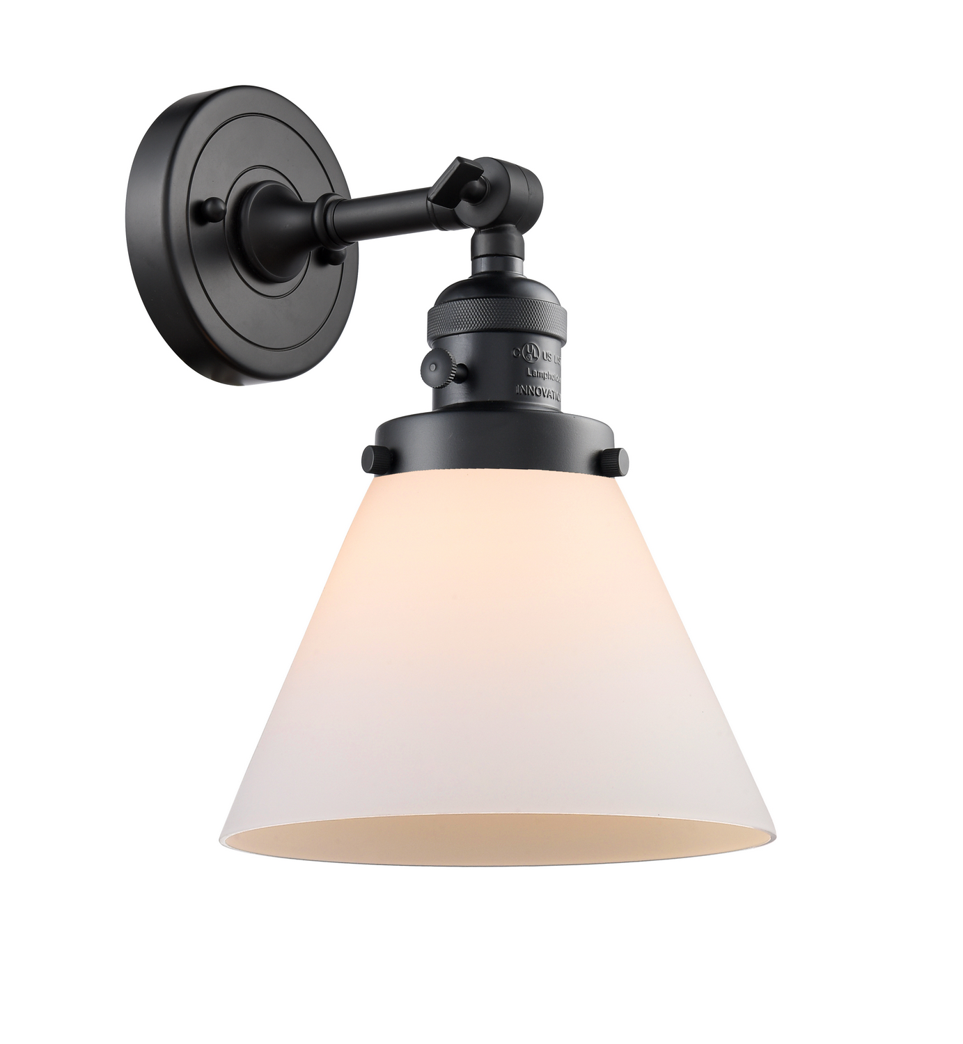 LED Wall Sconce by Innovations - Franklin Restoration Collection, Matte Black Finish - 203SW-BK-G41-LED