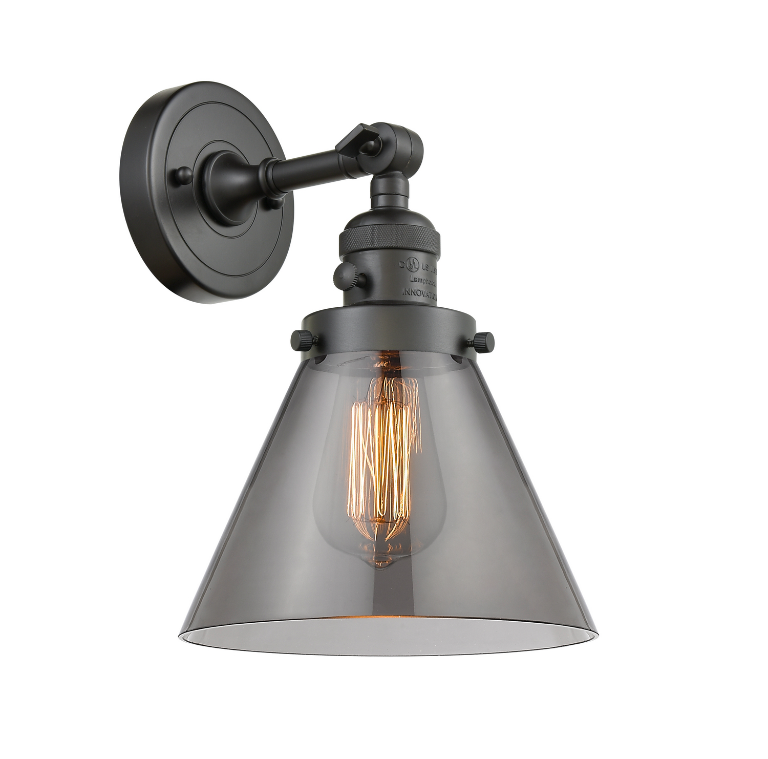 One Light Wall Sconce by Innovations - Franklin Restoration Collection, Oil Rubbed Bronze Finish - 203SW-OB-G43