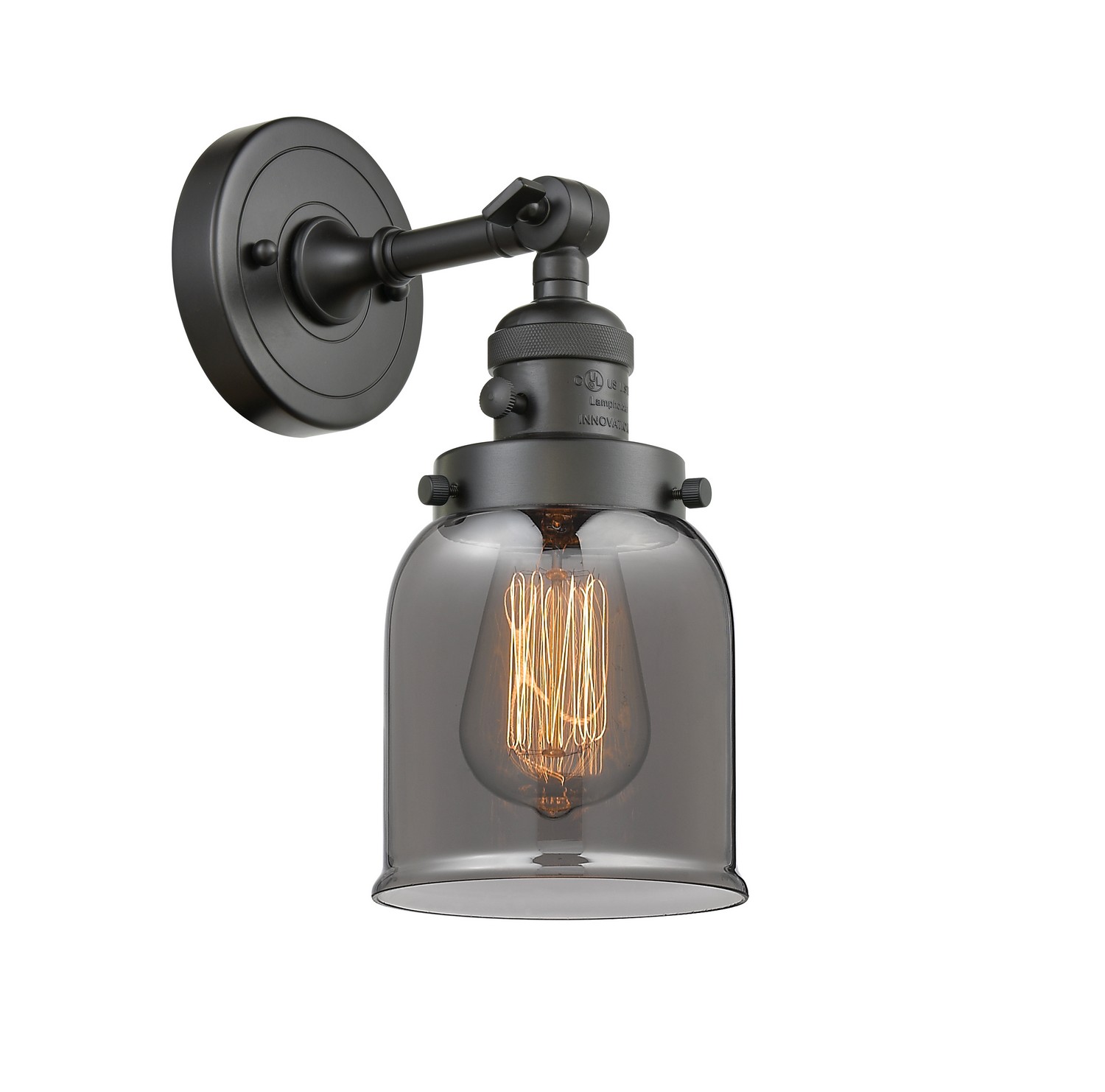 LED Wall Sconce by Innovations - Franklin Restoration Collection, Oil Rubbed Bronze Finish - 203SW-OB-G53-LED