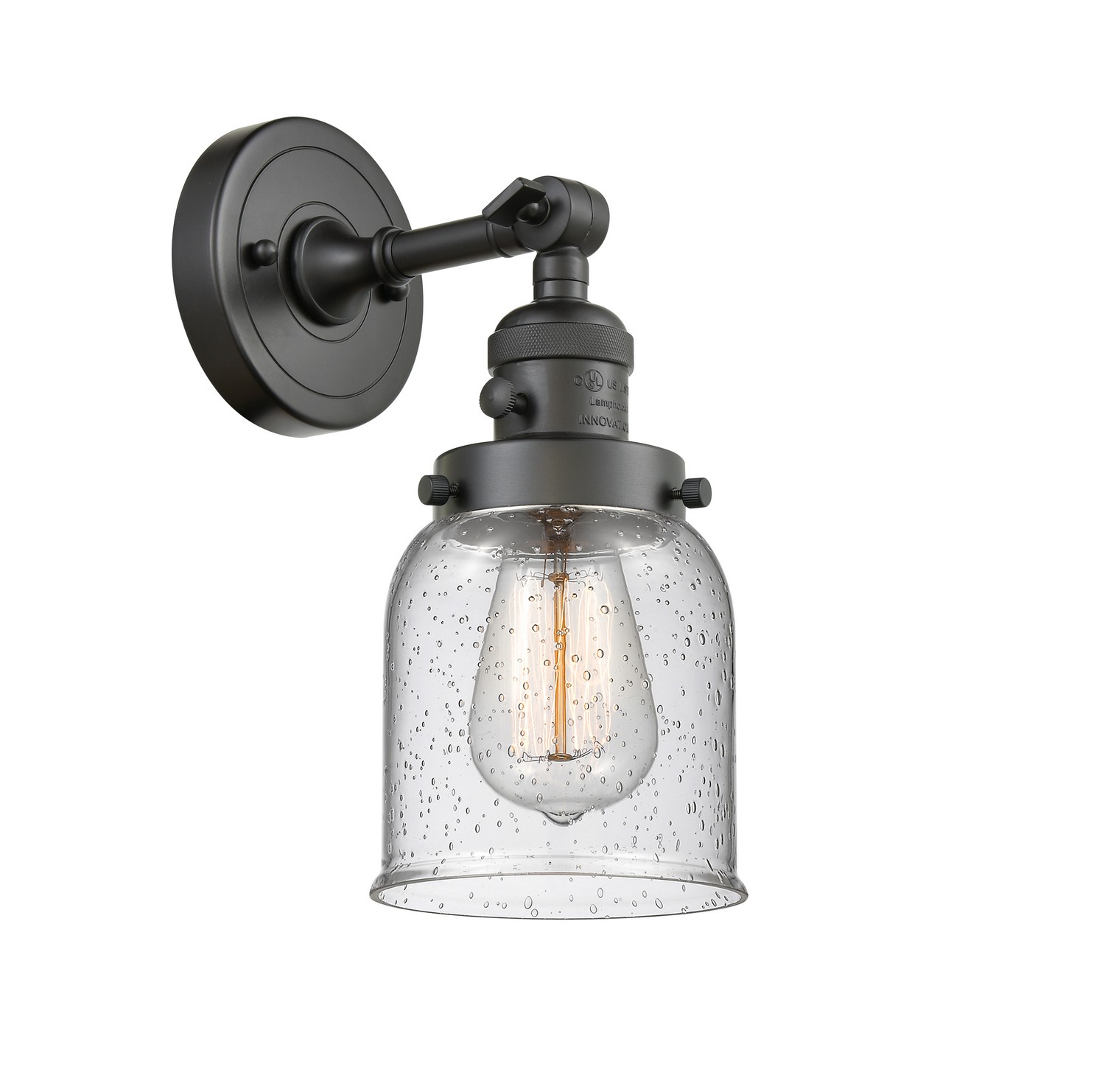 LED Wall Sconce by Innovations - Franklin Restoration Collection, Oil Rubbed Bronze Finish - 203SW-OB-G54-LED
