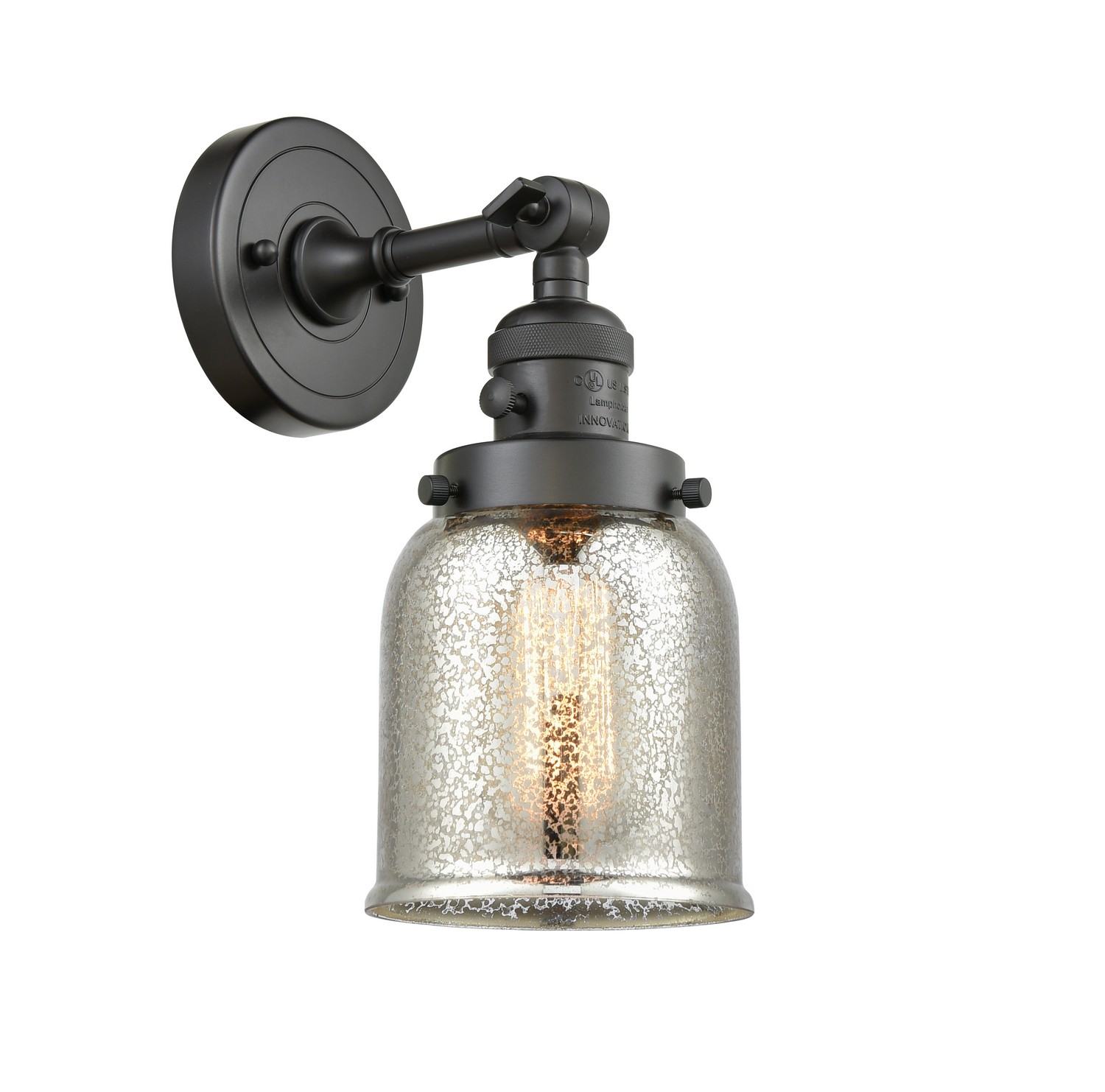 LED Wall Sconce by Innovations - Franklin Restoration Collection, Oil Rubbed Bronze Finish - 203SW-OB-G58-LED