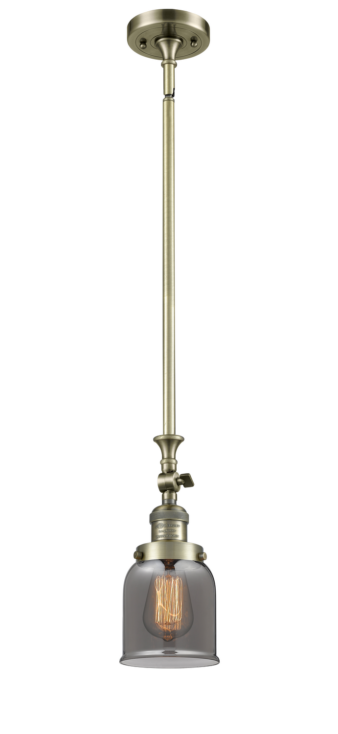 One Light Mini Pendant by Innovations - Franklin Restoration Collection, Antique Brass Finish - 206-AB-G53