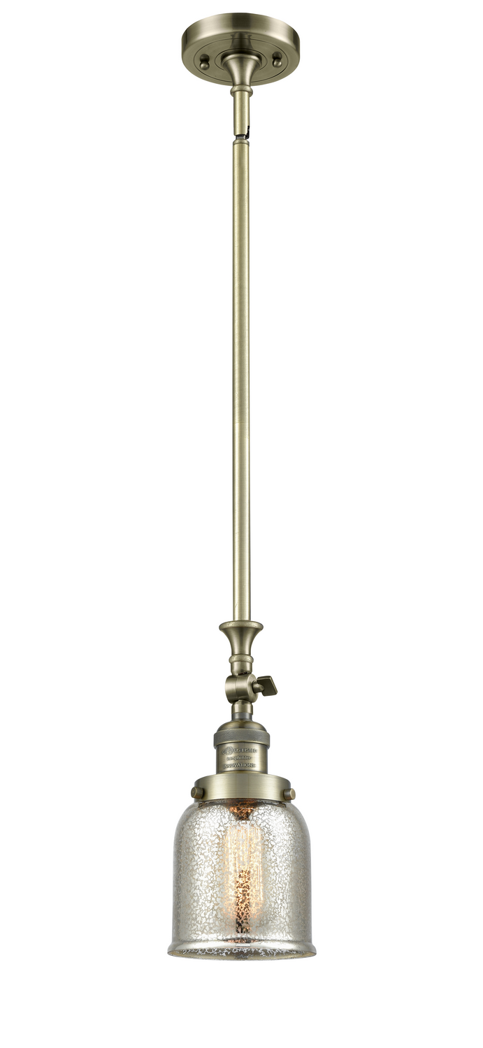 LED Mini Pendant by Innovations - Franklin Restoration Collection, Antique Brass Finish - 206-AB-G58-LED