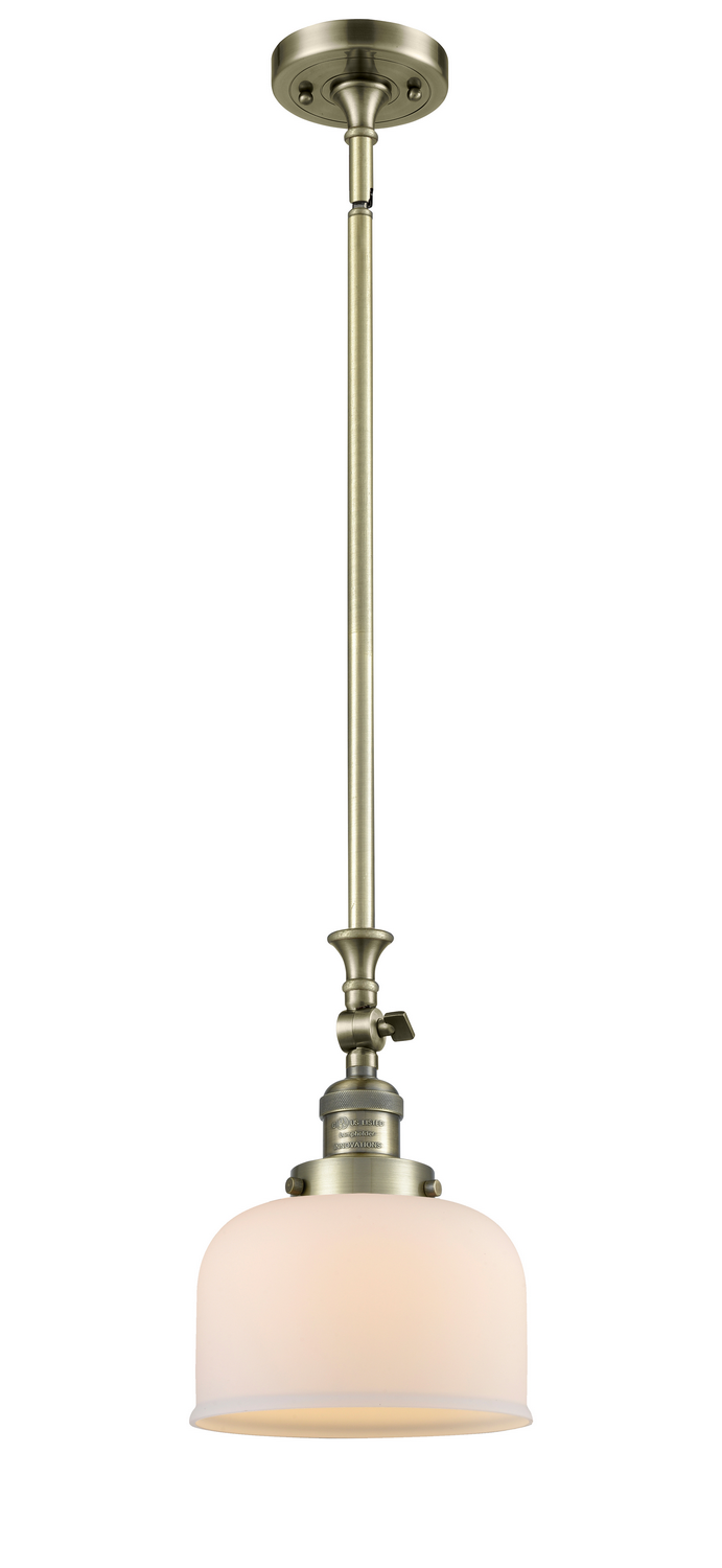LED Mini Pendant by Innovations - Franklin Restoration Collection, Antique Brass Finish - 206-AB-G71-LED