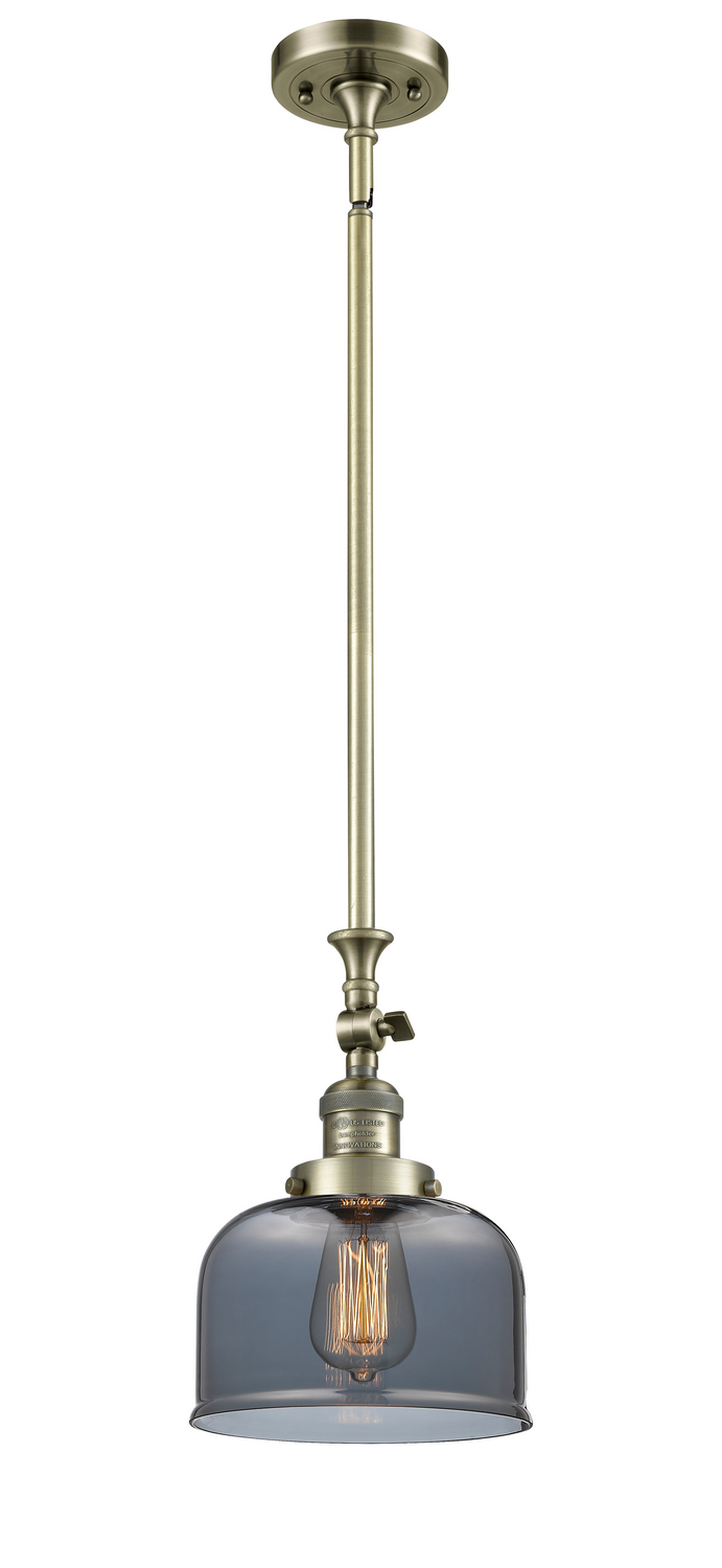 LED Mini Pendant by Innovations - Franklin Restoration Collection, Antique Brass Finish - 206-AB-G73-LED