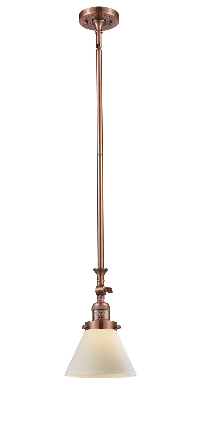 LED Mini Pendant by Innovations - Franklin Restoration Collection, Antique Copper Finish - 206-AC-G41-LED