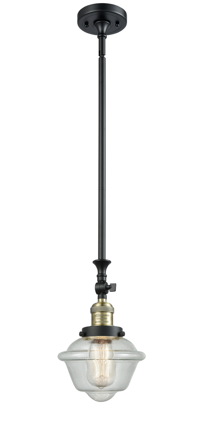 LED Mini Pendant by Innovations - Franklin Restoration Collection, Black Antique Brass Finish - 206-BAB-G534-LED
