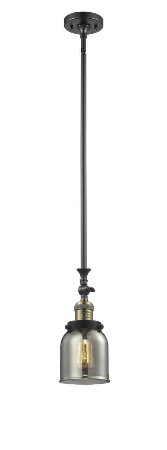 LED Mini Pendant by Innovations - Franklin Restoration Collection, Black Antique Brass Finish - 206-BAB-G53-LED