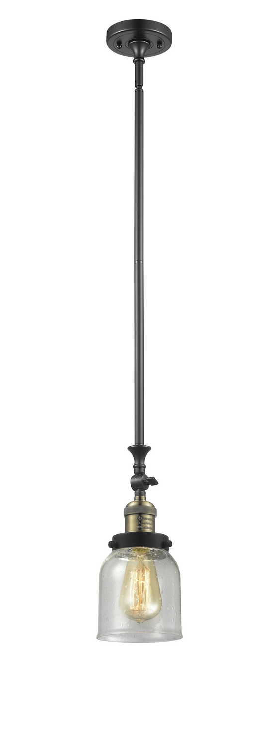 LED Mini Pendant by Innovations - Franklin Restoration Collection, Black Antique Brass Finish - 206-BAB-G54-LED