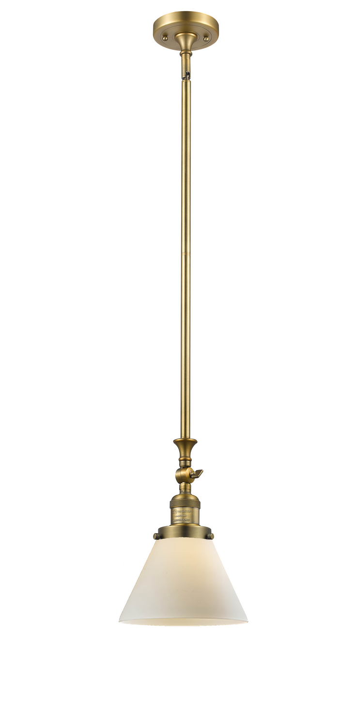 LED Mini Pendant by Innovations - Franklin Restoration Collection, Brushed Brass Finish - 206-BB-G41-LED