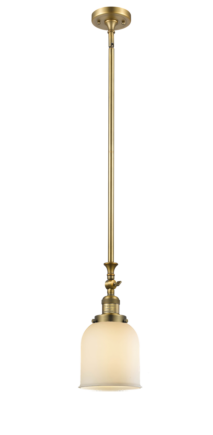 LED Mini Pendant by Innovations - Franklin Restoration Collection, Brushed Brass Finish - 206-BB-G51-LED