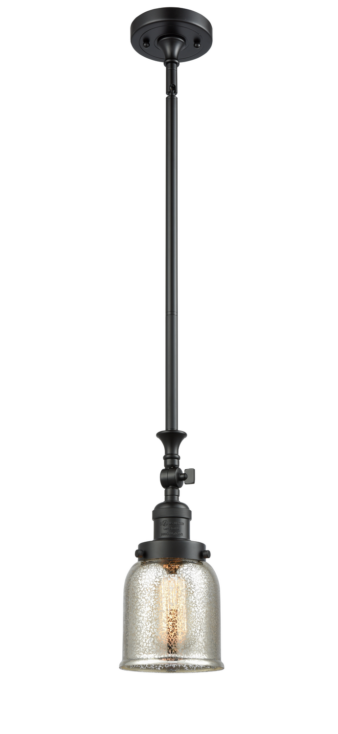 LED Mini Pendant by Innovations - Franklin Restoration Collection, Matte Black Finish - 206-BK-G58-LED