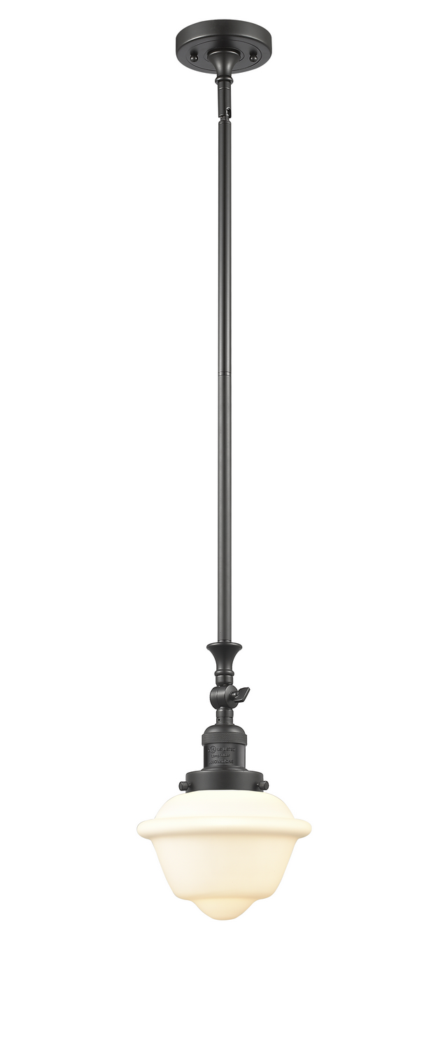 One Light Mini Pendant by Innovations - Franklin Restoration Collection, Oil Rubbed Bronze Finish - 206-OB-G531