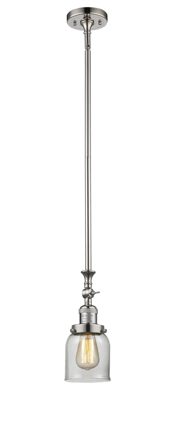 LED Mini Pendant by Innovations - Franklin Restoration Collection, Polished Nickel Finish - 206-PN-G52-LED