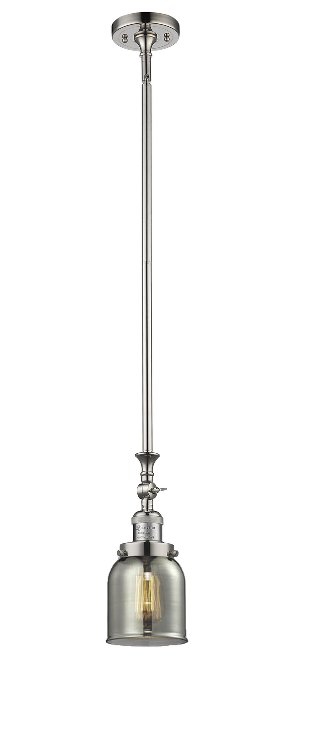LED Mini Pendant by Innovations - Franklin Restoration Collection, Polished Nickel Finish - 206-PN-G53-LED