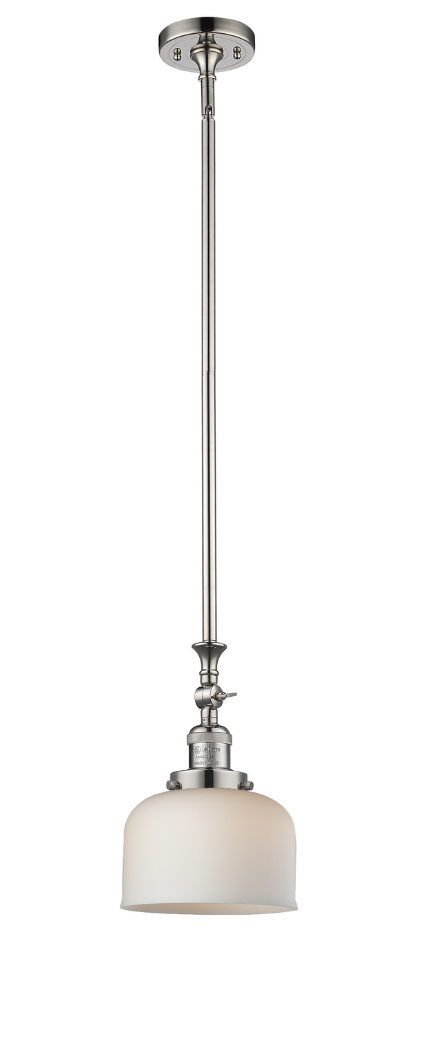 LED Mini Pendant by Innovations - Franklin Restoration Collection, Polished Nickel Finish - 206-PN-G71-LED