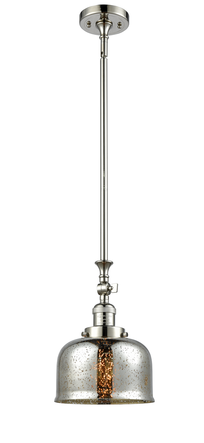 LED Mini Pendant by Innovations - Franklin Restoration Collection, Polished Nickel Finish - 206-PN-G78-LED