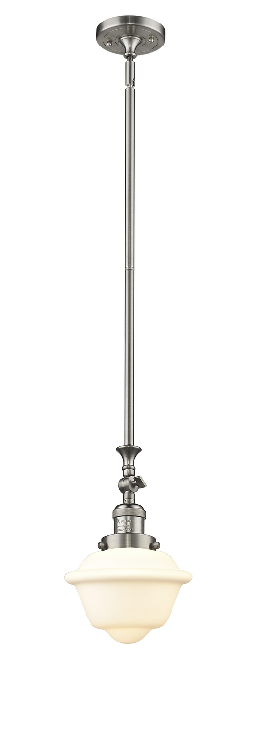 One Light Mini Pendant by Innovations - Franklin Restoration Collection, Brushed Satin Nickel Finish - 206-SN-G531