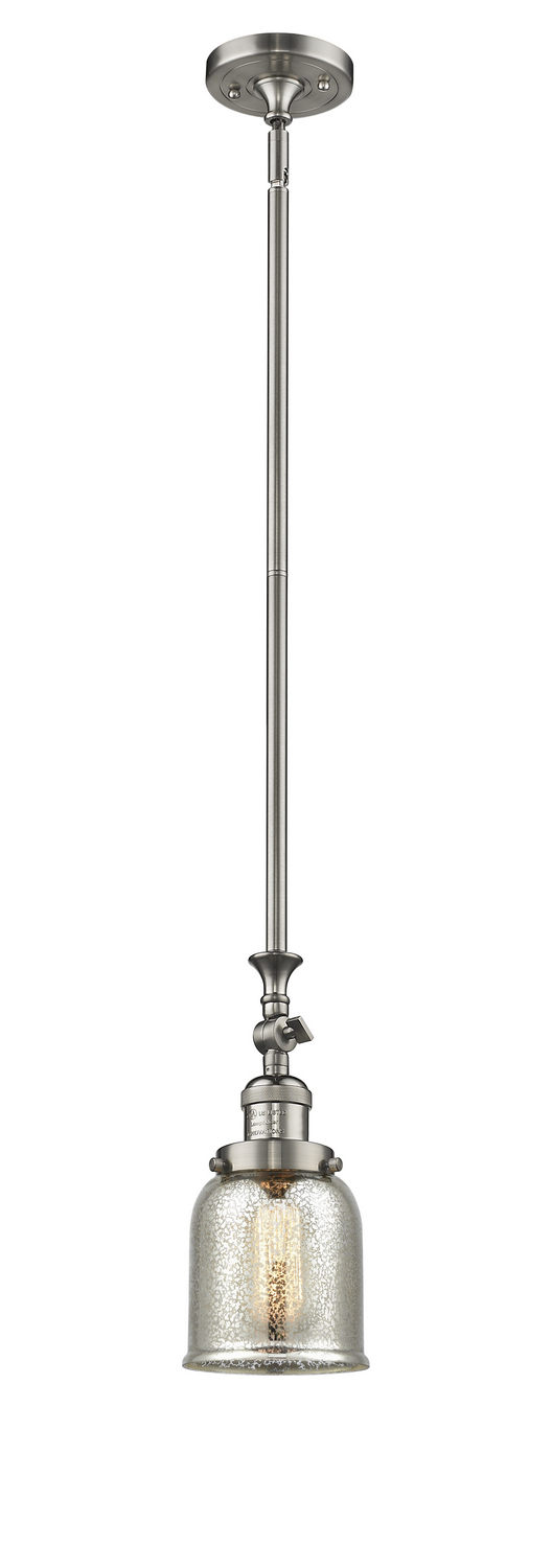 One Light Mini Pendant by Innovations - Franklin Restoration Collection, Brushed Satin Nickel Finish - 206-SN-G58