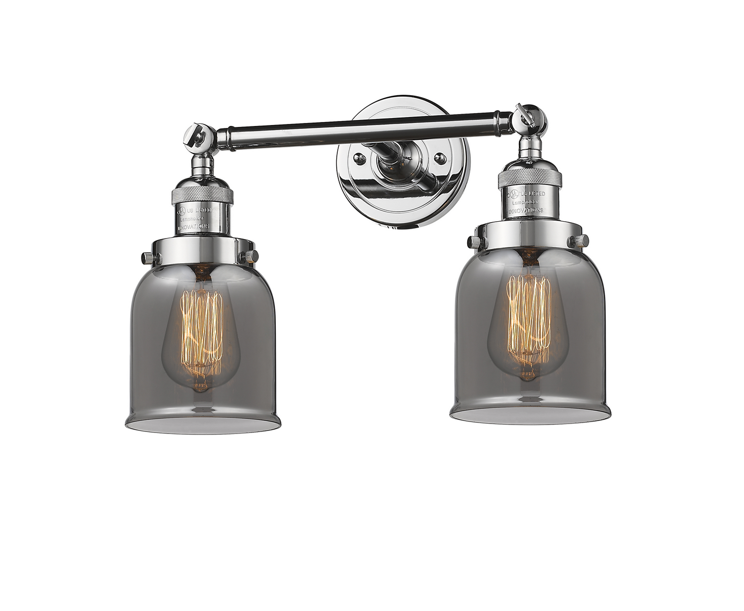 LED Bath Vanity by Innovations - Franklin Restoration Collection, Polished Chrome Finish - 208-PC-G53-LED