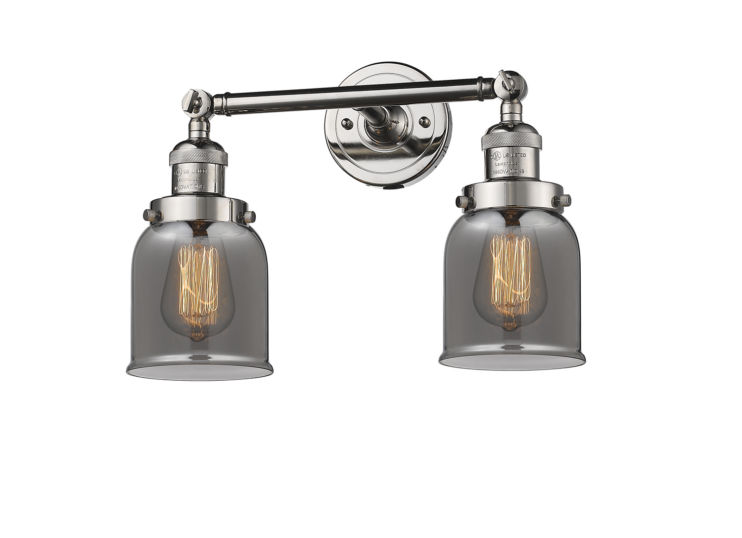 LED Bath Vanity by Innovations - Franklin Restoration Collection, Polished Nickel Finish - 208-PN-G53-LED