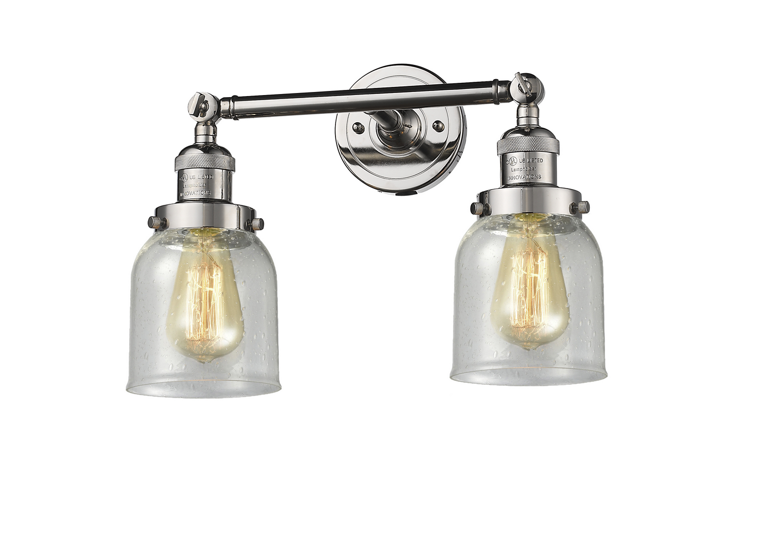LED Bath Vanity by Innovations - Franklin Restoration Collection, Polished Nickel Finish - 208-PN-G54-LED