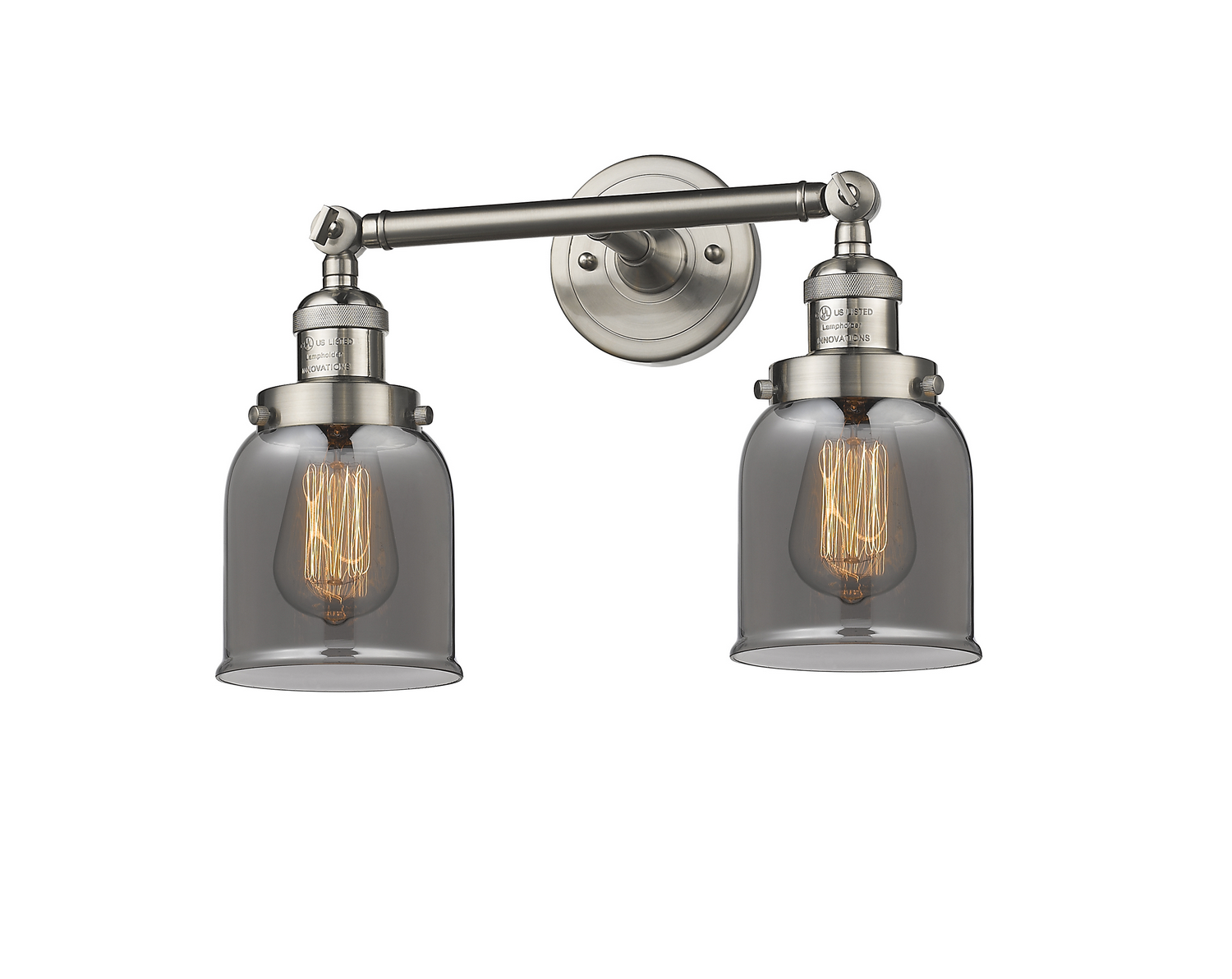 LED Bath Vanity by Innovations - Franklin Restoration Collection, Brushed Satin Nickel Finish - 208-SN-G53-LED