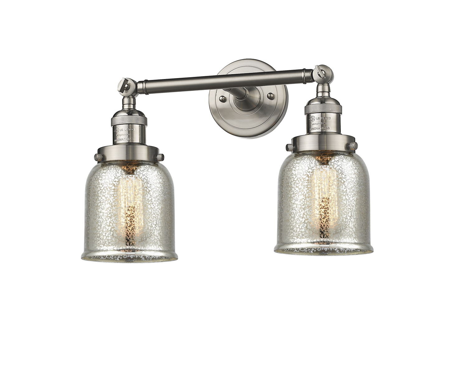 LED Bath Vanity by Innovations - Franklin Restoration Collection, Brushed Satin Nickel Finish - 208-SN-G58-LED