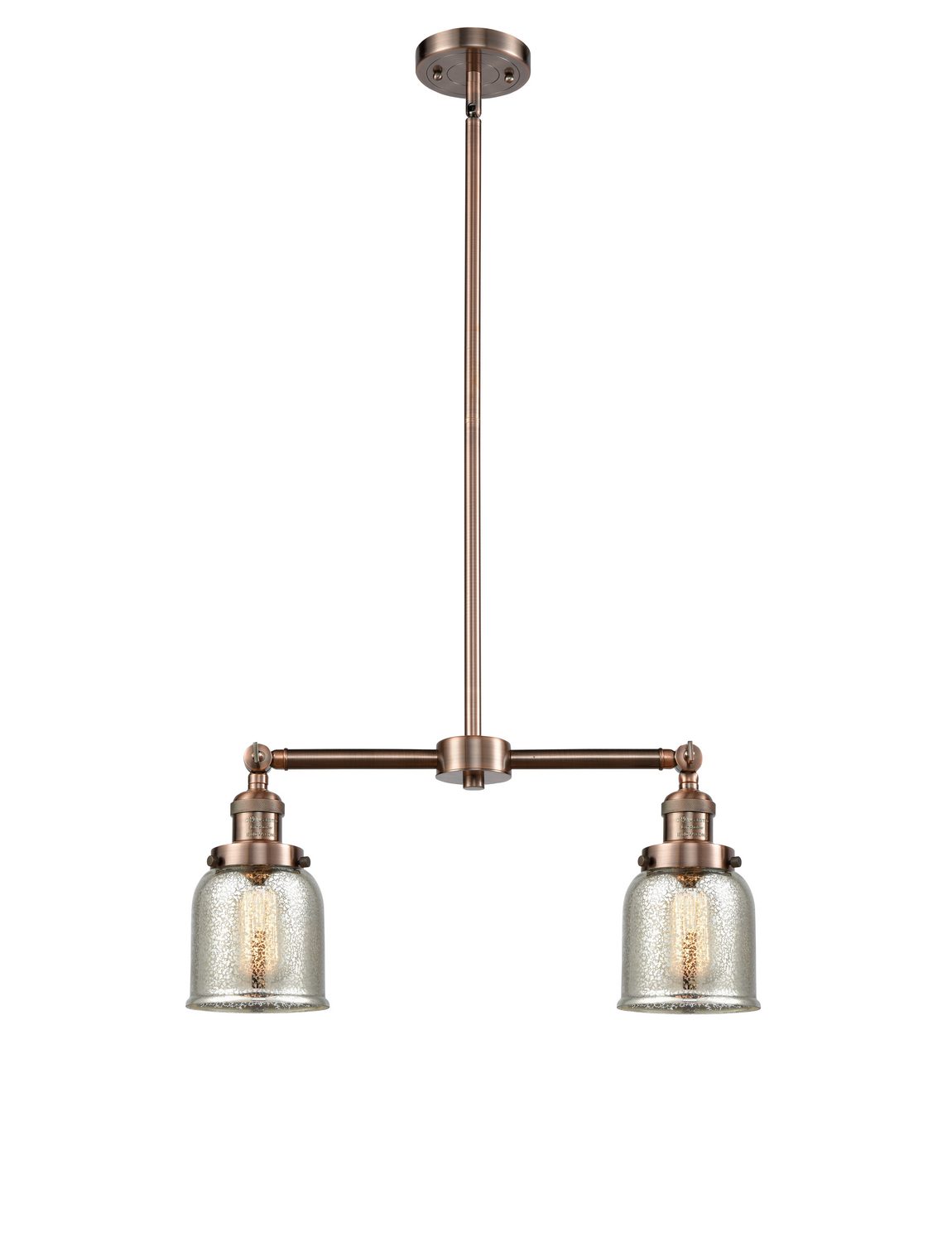 LED Island Pendant by Innovations - Franklin Restoration Collection, Antique Copper Finish - 209-AC-G58-LED