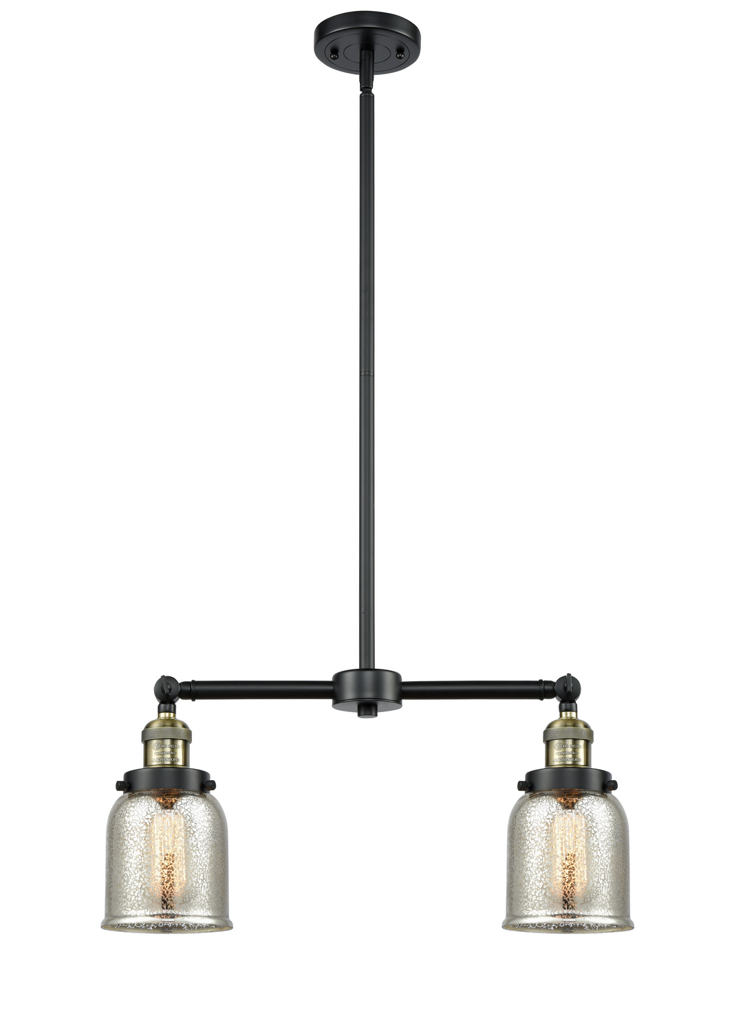 LED Island Pendant by Innovations - Franklin Restoration Collection, Black Antique Brass Finish - 209-BAB-G58-LED