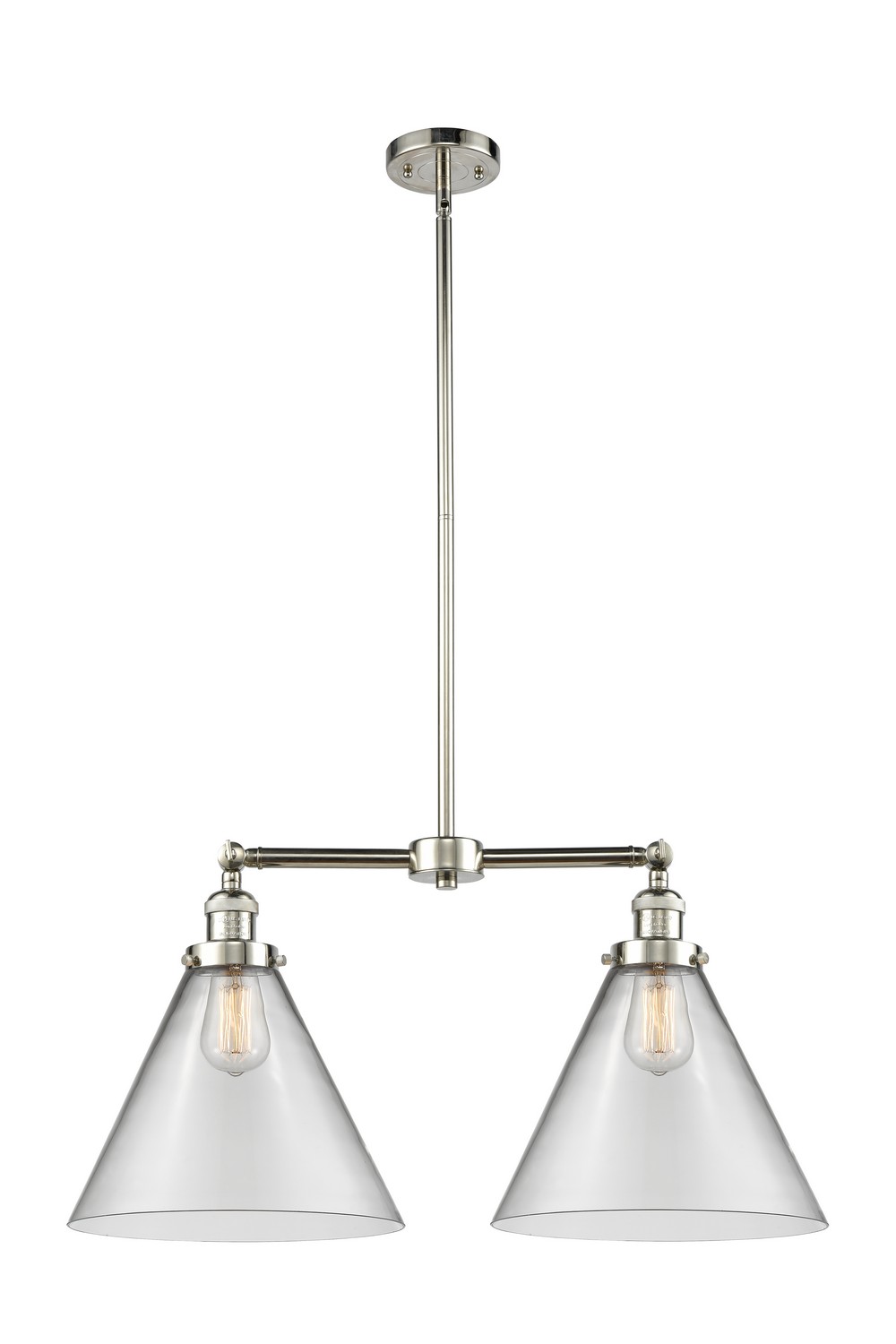 LED Island Pendant by Innovations - Franklin Restoration Collection, Polished Nickel Finish - 209-PN-G42-L-LED