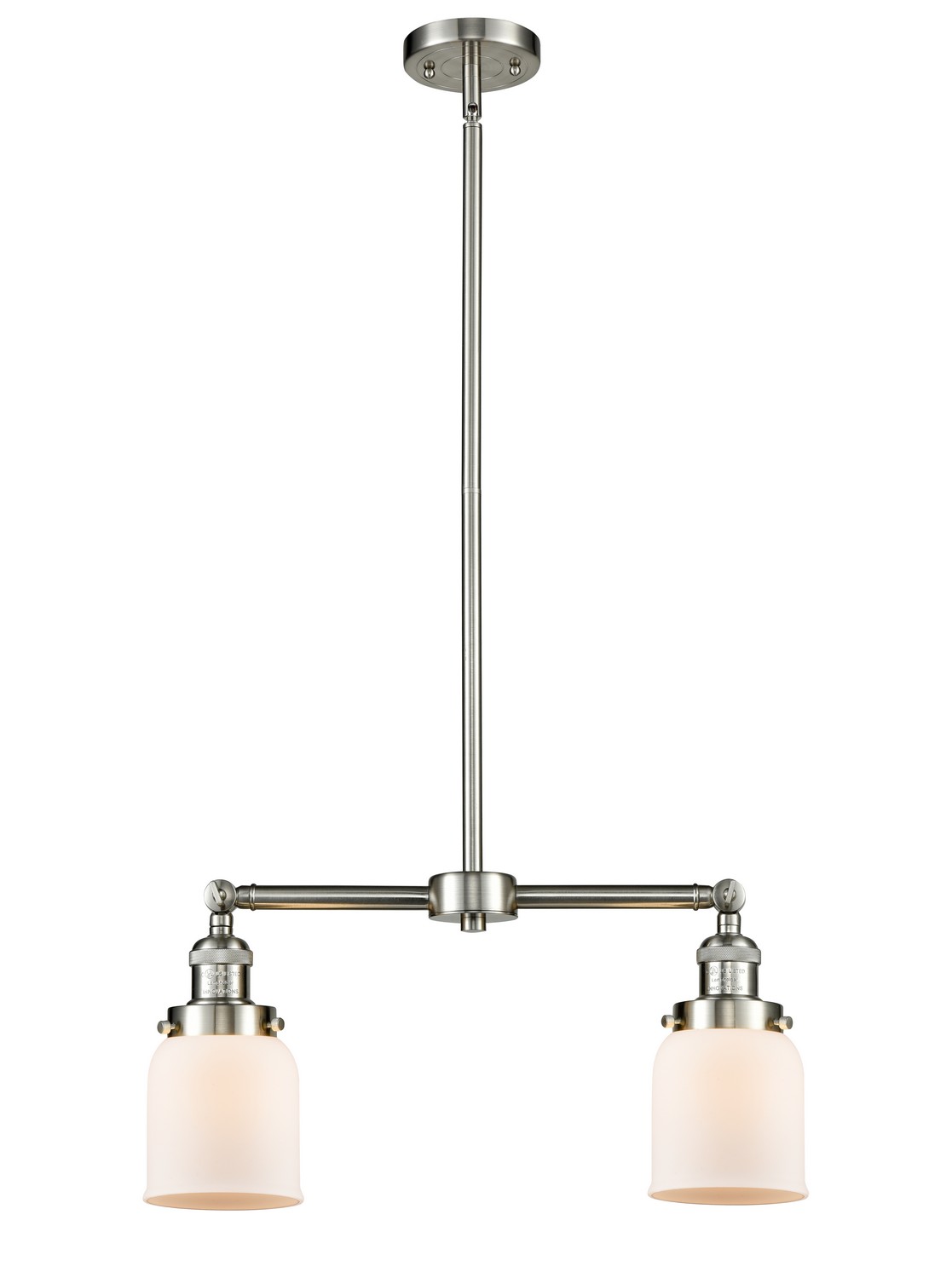 LED Island Pendant by Innovations - Franklin Restoration Collection, Brushed Satin Nickel Finish - 209-SN-G51-LED