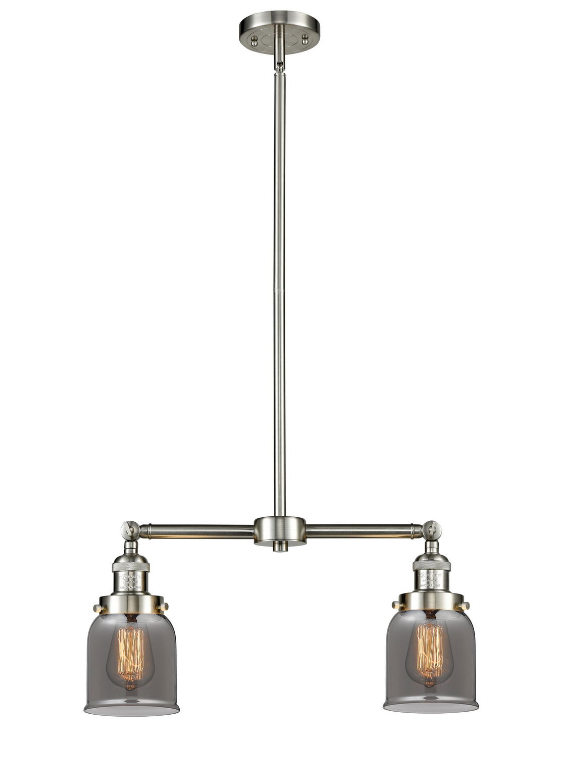 LED Island Pendant by Innovations - Franklin Restoration Collection, Brushed Satin Nickel Finish - 209-SN-G53-LED