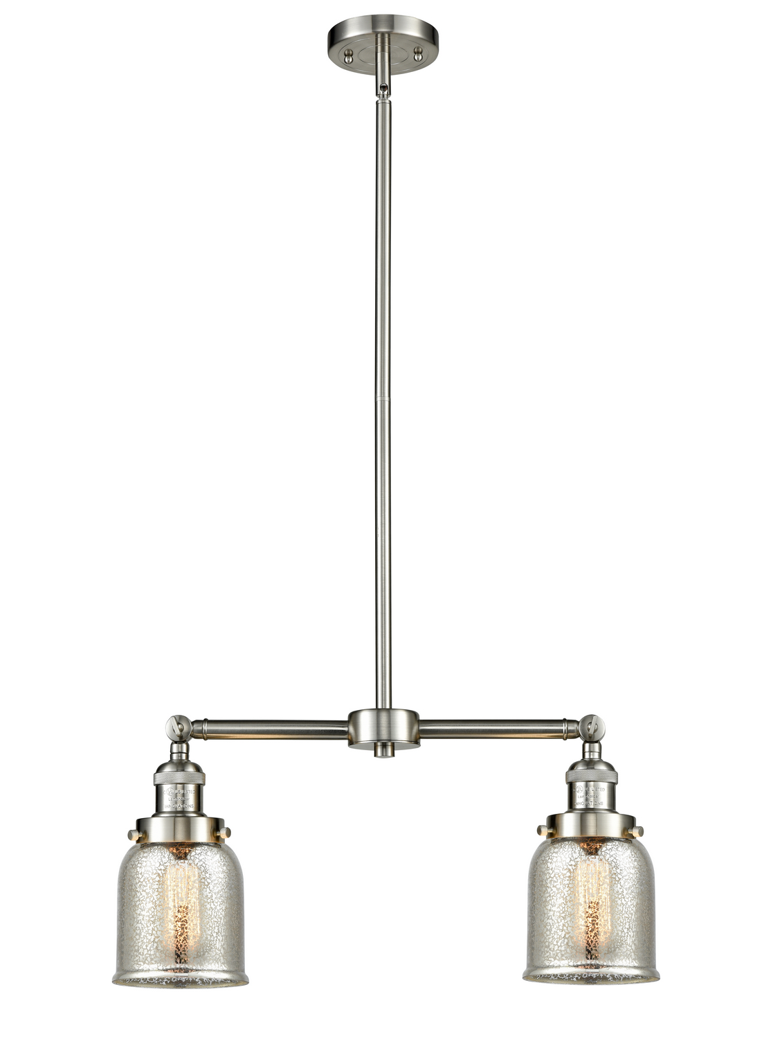 LED Island Pendant by Innovations - Franklin Restoration Collection, Brushed Satin Nickel Finish - 209-SN-G58-LED