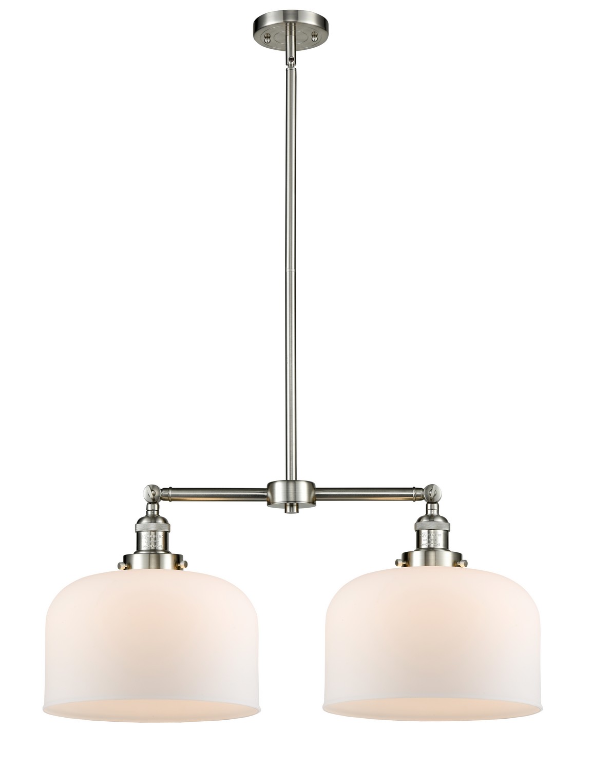 LED Island Pendant by Innovations - Franklin Restoration Collection, Brushed Satin Nickel Finish - 209-SN-G71-L-LED