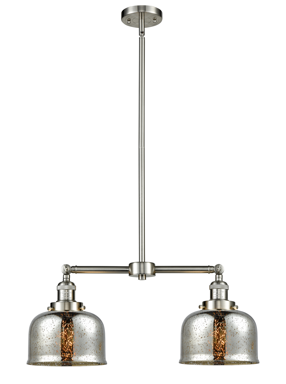 LED Island Pendant by Innovations - Franklin Restoration Collection, Brushed Satin Nickel Finish - 209-SN-G78-LED