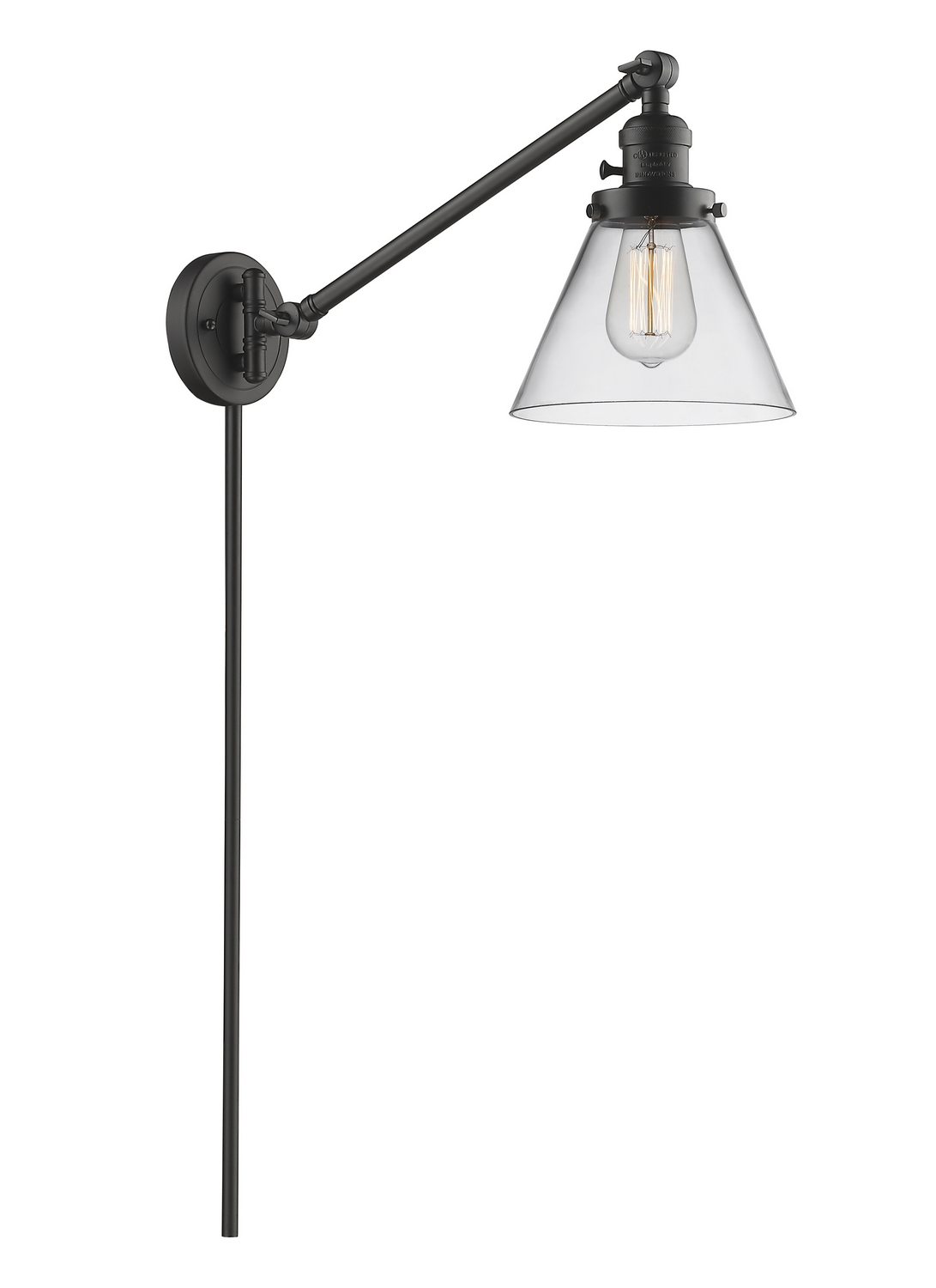 LED Swing Arm by Innovations - Franklin Restoration Collection, Oil Rubbed Bronze Finish - 237-OB-G42-LED