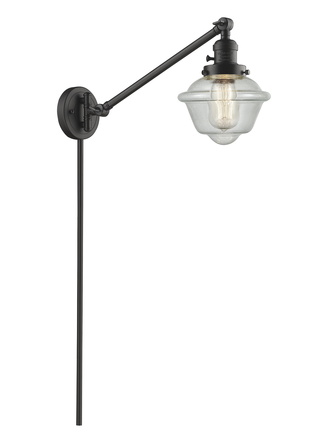 One Light Swing Arm by Innovations - Franklin Restoration Collection, Oil Rubbed Bronze Finish - 237-OB-G534