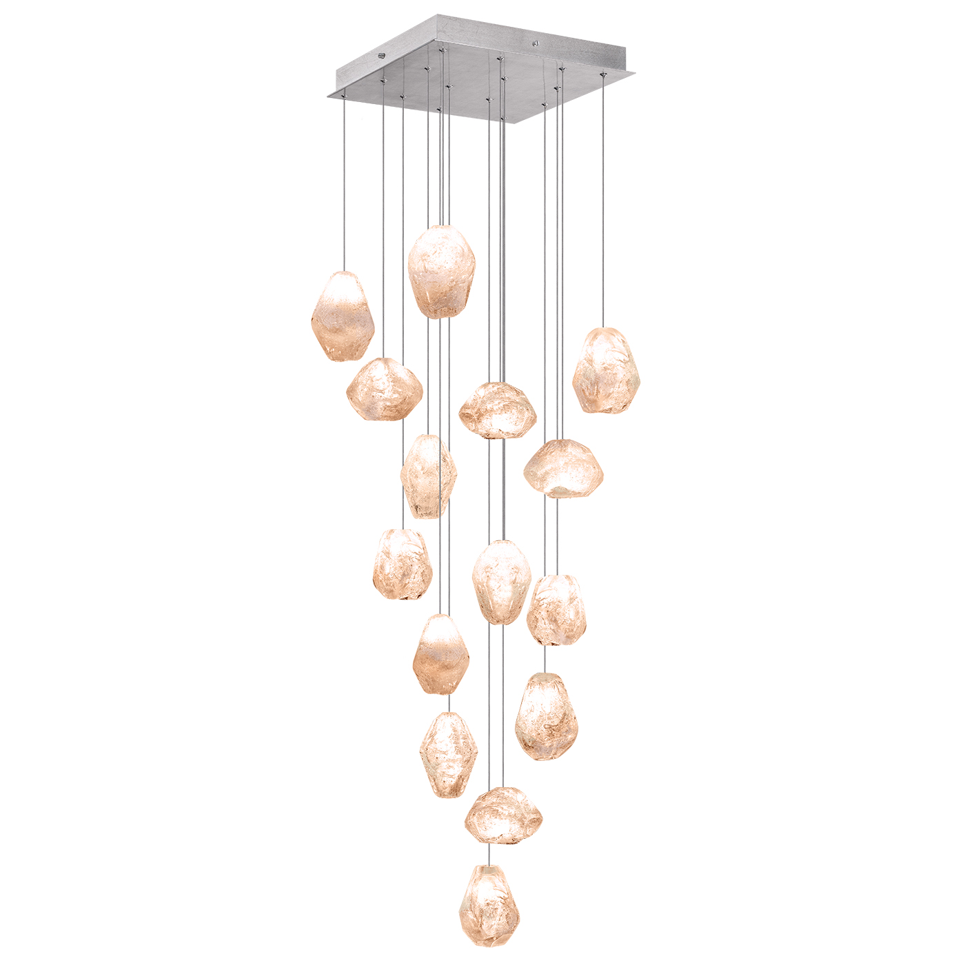 Fine Art Natural Inspirations LED Pendant in Silver - 853040-14LD